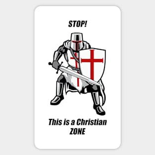 Christian Zone Sticker